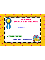 Diploma con Farfalle